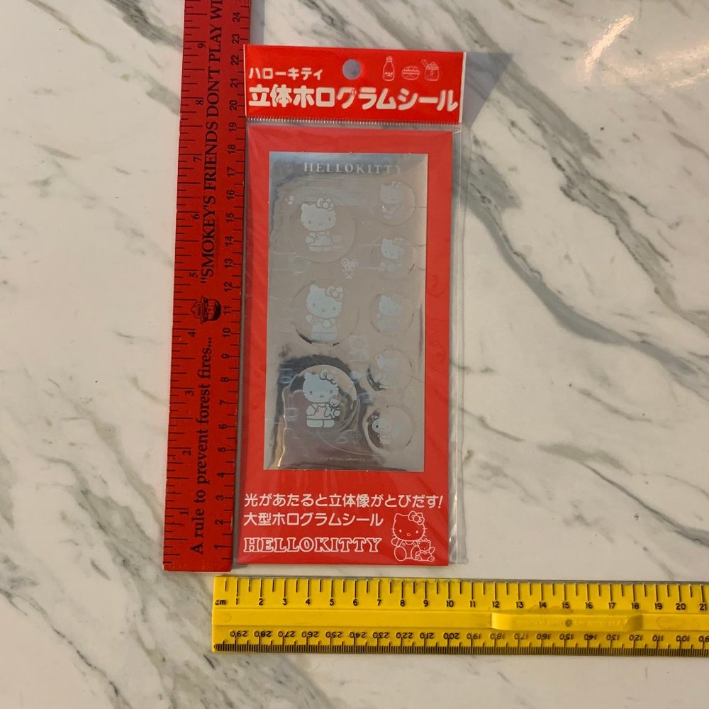 Hello Kitty Holographic Stickers very rare 1991 vintage